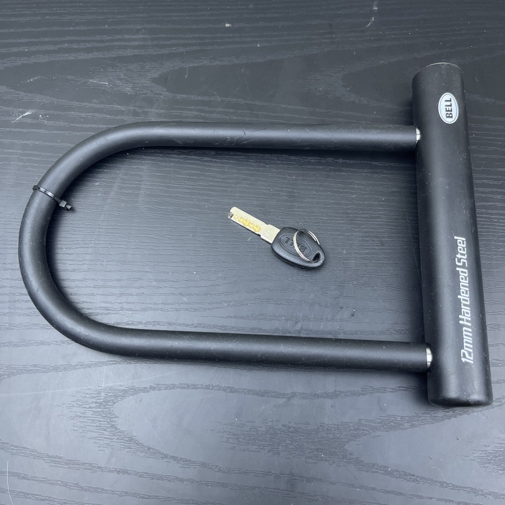 Bell Hands Off U-Lock 12mm Bike Security Lock 8" Hardened Steel Shackle